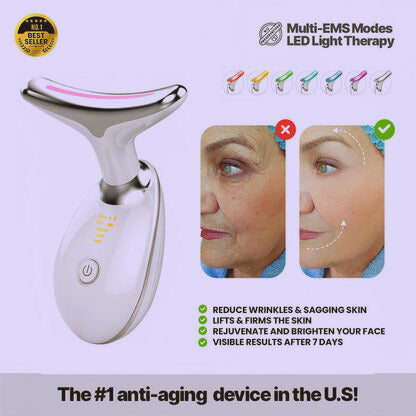 DailyAura 3 in 1 Face Jawline Lifting & Wrinkle Reducing Massager