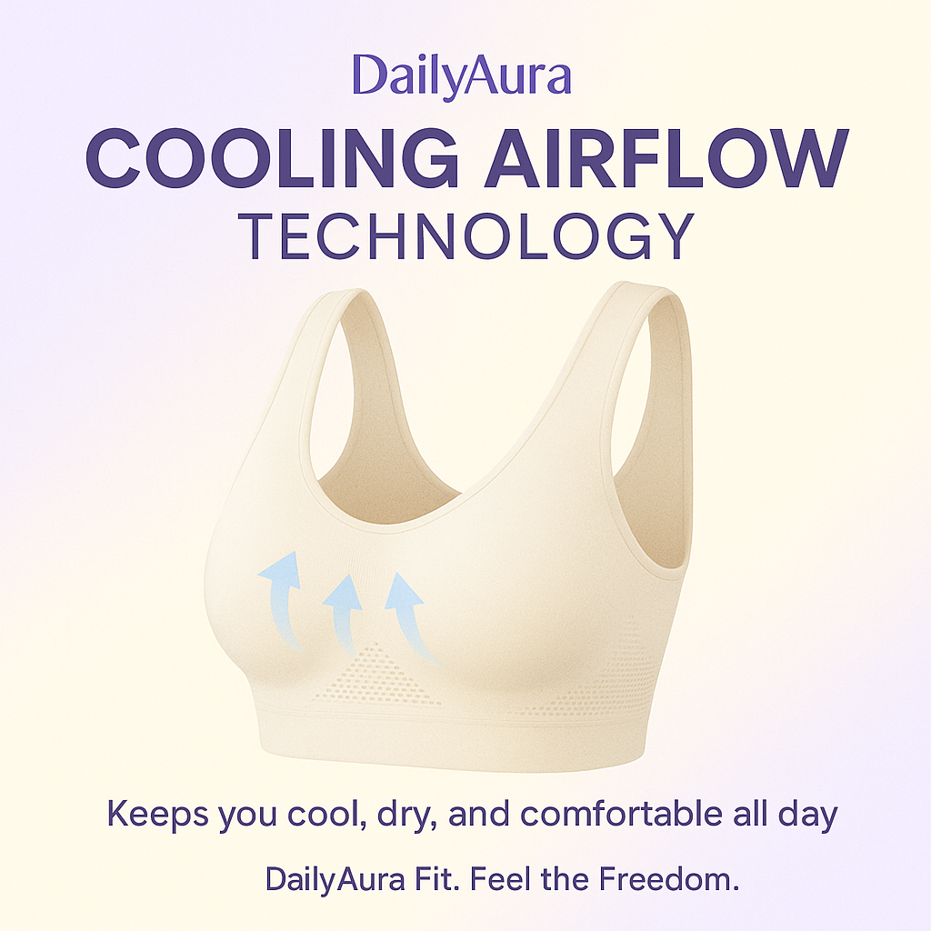 🌸 DAILYAURA™ Air Bra – 3 in 1 Comfort (Pay for 1 , Get 3)