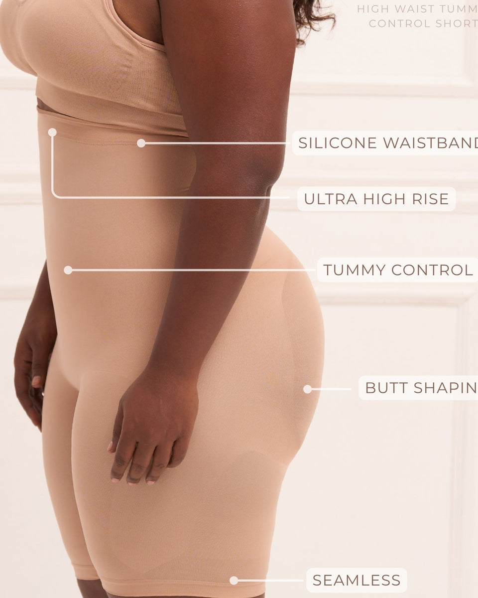 Tummy Control Butt Lifting Shapewear Breathable Comfortable Shorts