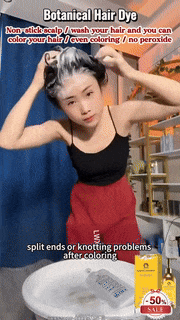 Ayurvedic Natural Hair Dye Shampoo (Buy 1 Get 1 Free)