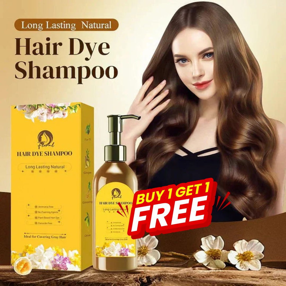Ayurvedic Natural Hair Dye Shampoo (Buy 1 Get 1 Free)