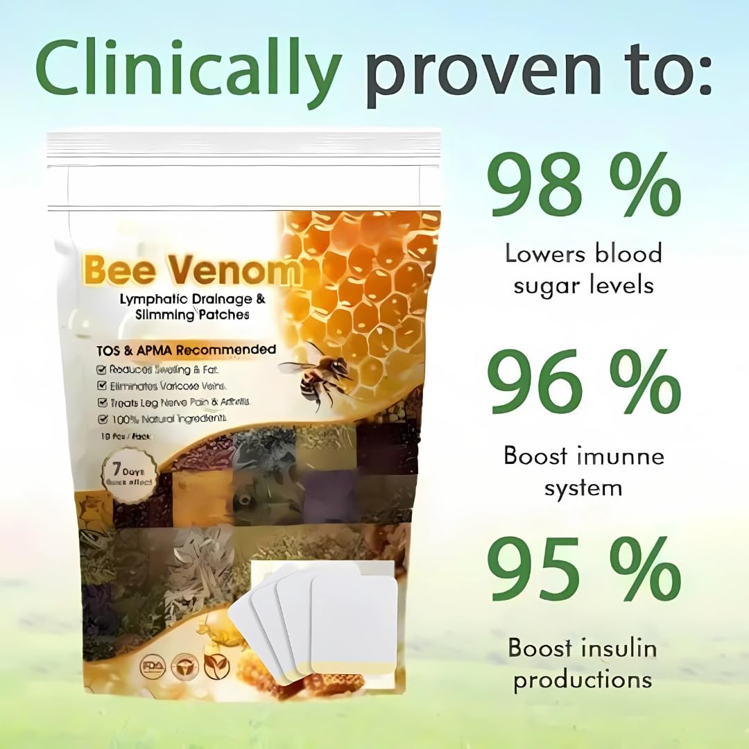 Bee Venom Slimming Foot Patches - Get Slim Fast 🔥