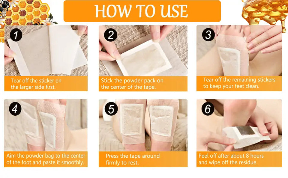 Bee Venom Slimming Foot Patches - Get Slim Fast 🔥