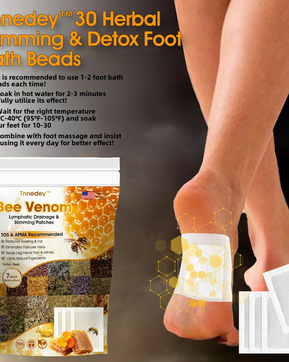 Bee Venom Slimming Foot Patches - Get Slim Fast 🔥