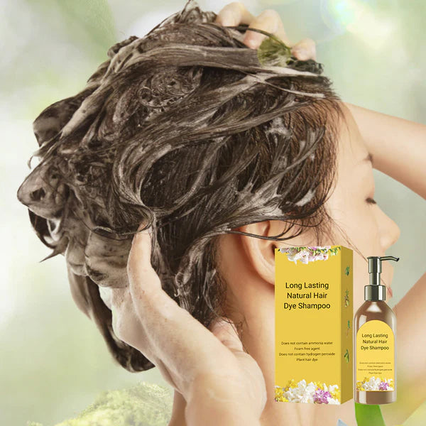 Ayurvedic Natural Hair Dye Shampoo (Buy 1 Get 1 Free)