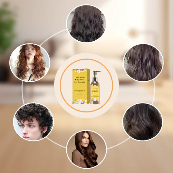 Ayurvedic Natural Hair Dye Shampoo (Buy 1 Get 1 Free)
